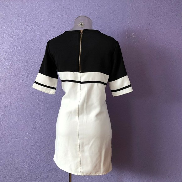 TOBI Stripe Me Shift Dress Color Block - Picture 4 of 6